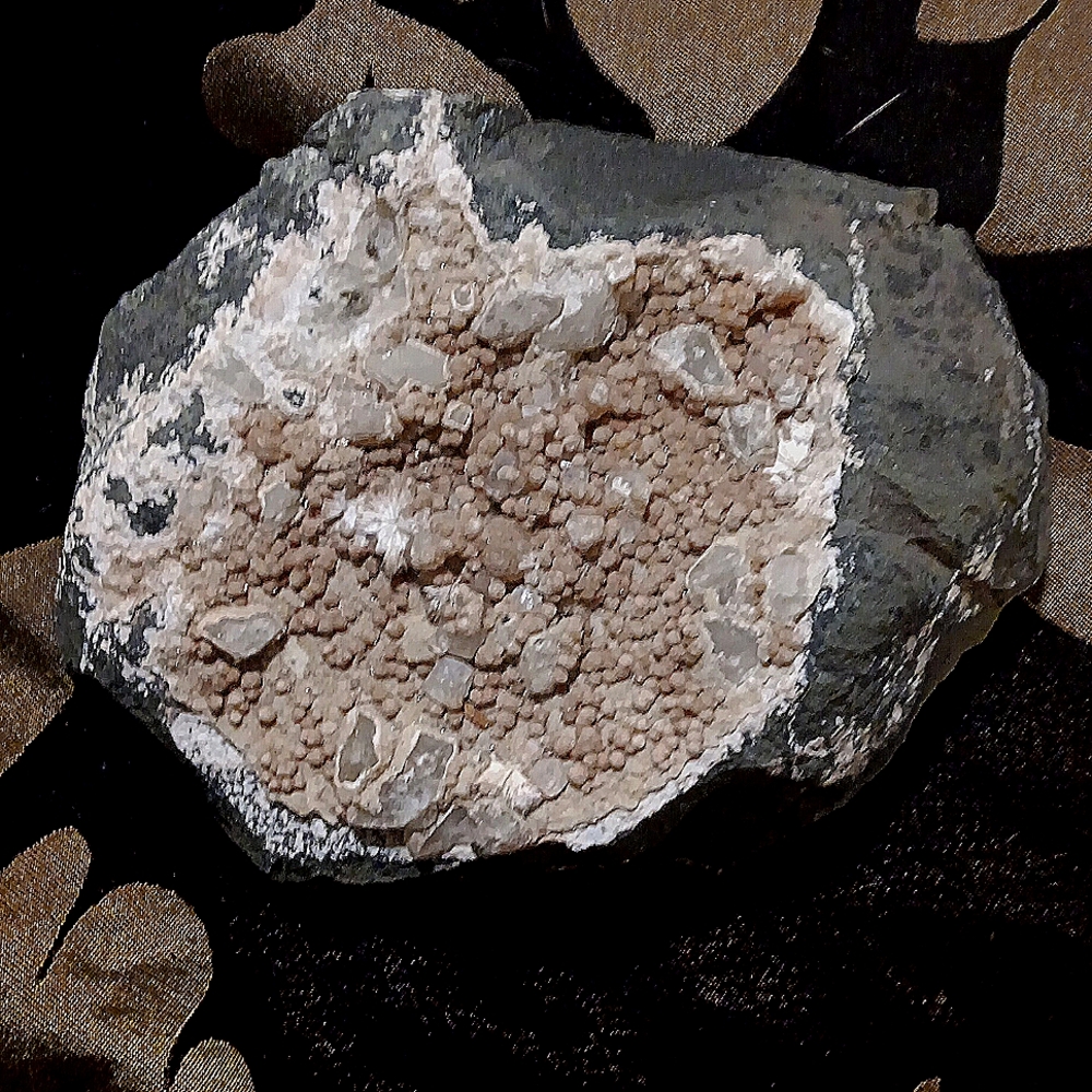 Crystal geode rock